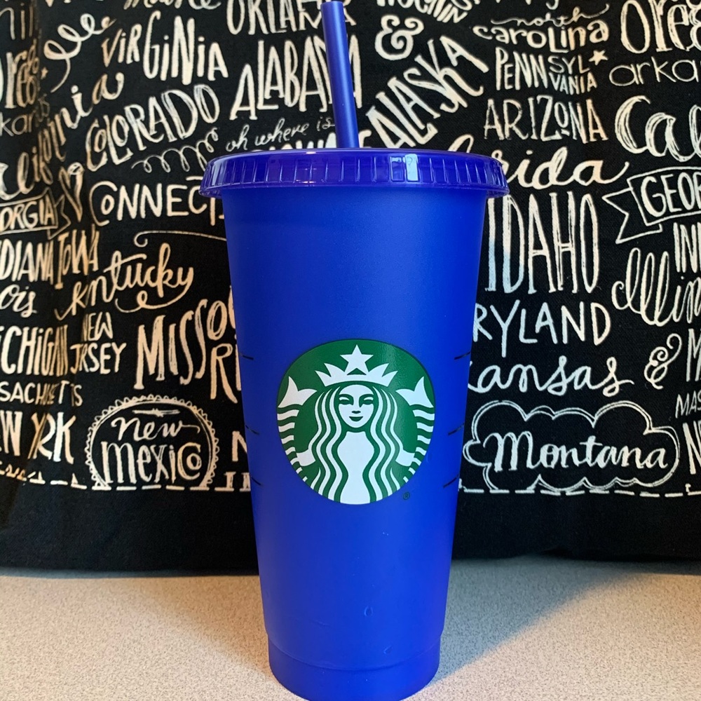 Starbucks Color Changing Blue Cup